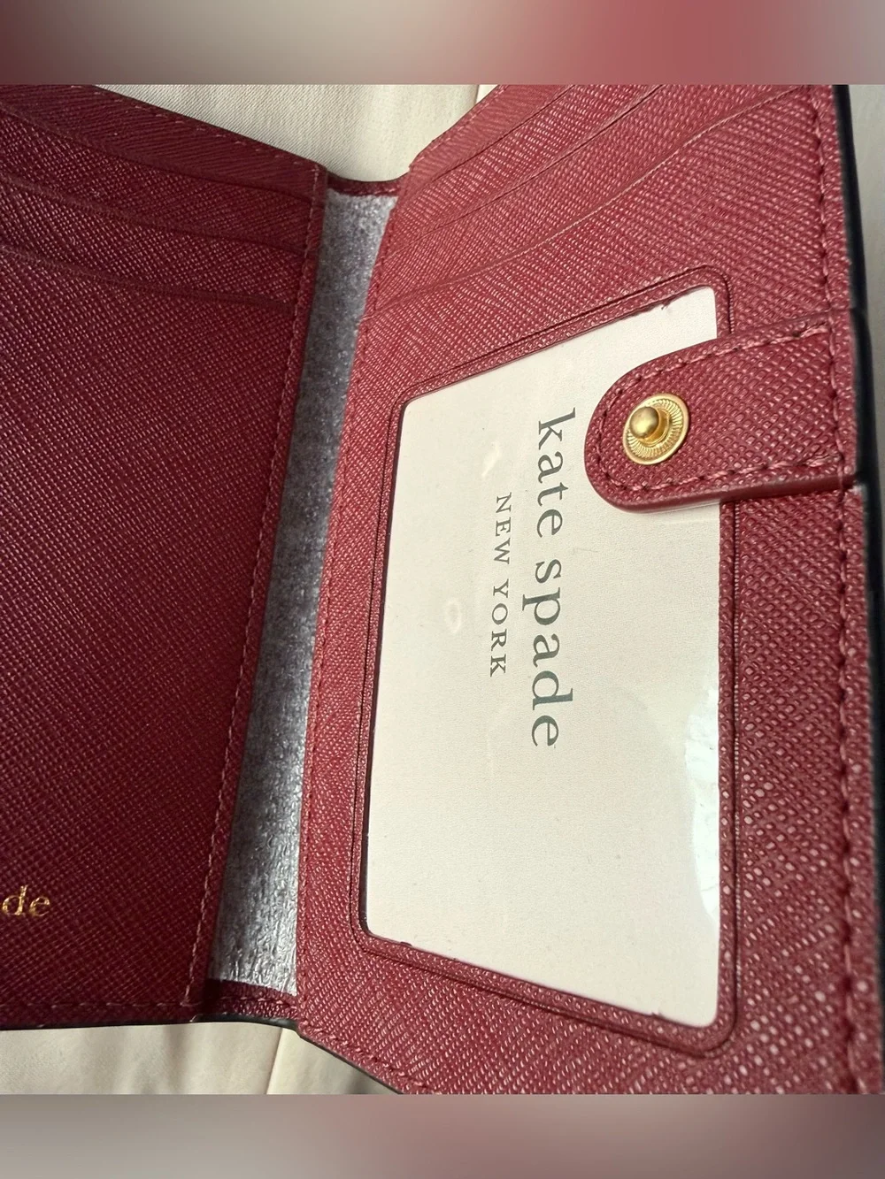 Kate Spade Morgan Rose Garden Slim Bifold Wallet